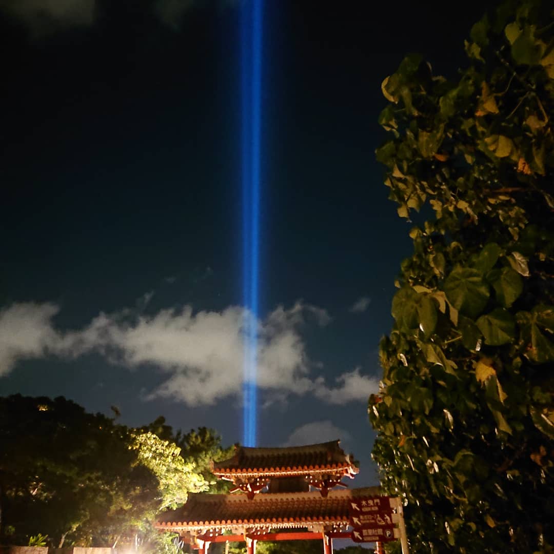 首里城うむいの燈スリーライツとランタン夜市